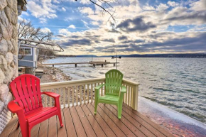 Lakefront Canandaigua Home with Grill, Fire Pit